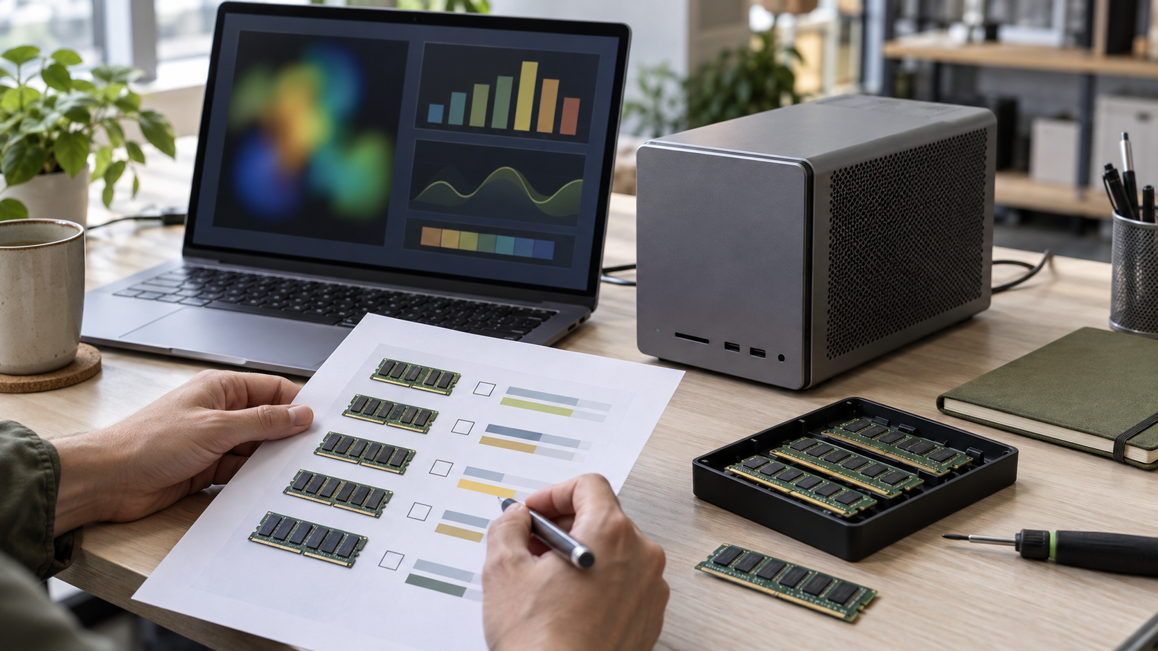 メモリモジュールとPCの仕様を照合してローカルAI環境を検討する手元