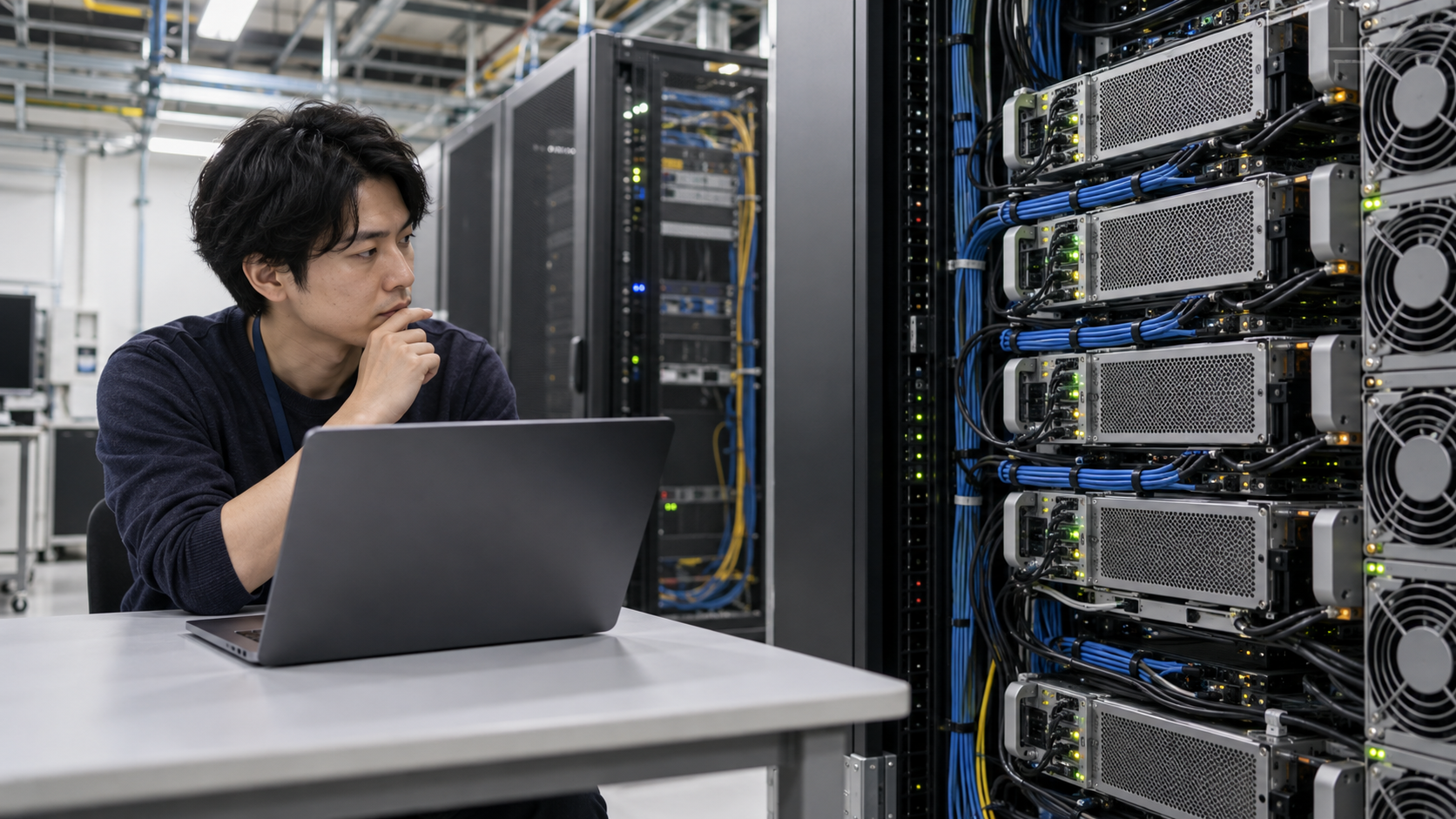 PyTorchのプロジェクトとTPUラックを見比べて移行を確認する開発者